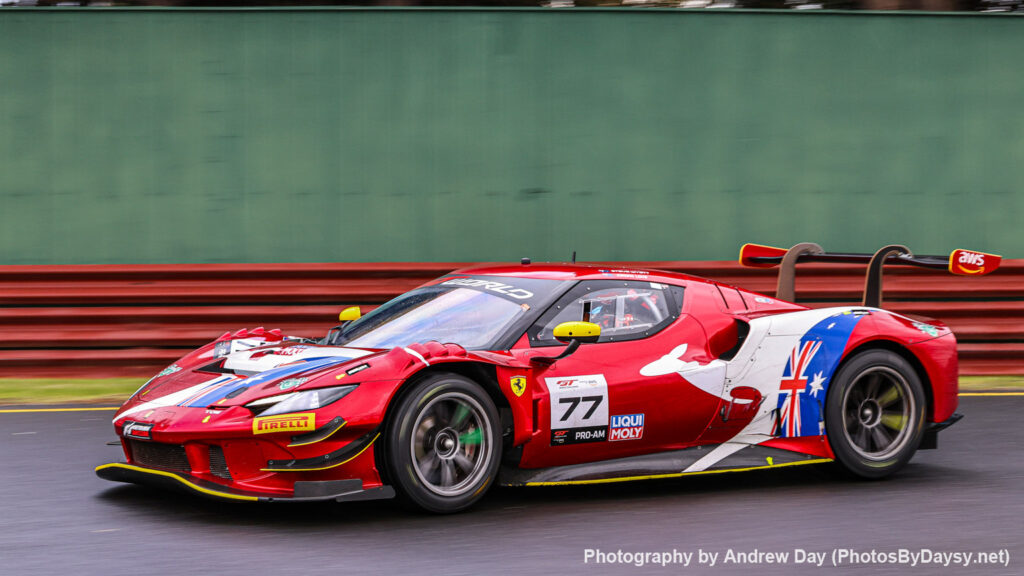 77 J Love S Wyatt Ferrari 296 GT3 Arise Racing GT - GT World Challenge Australia Sandown Round 4 Race 2 Sunday