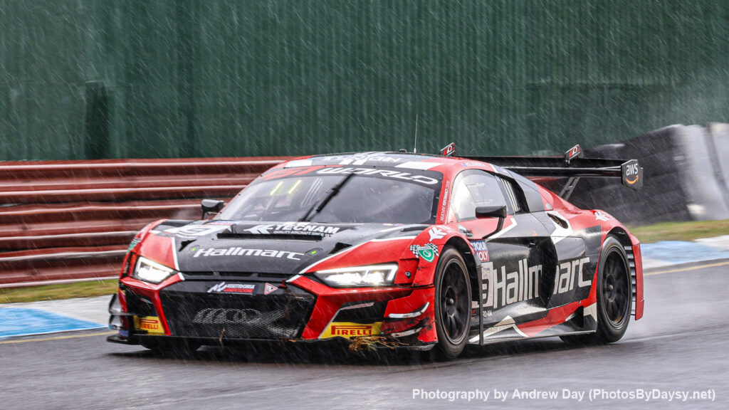 9 Audi L Holdsworth M Cini Sunday GT World Challenge Australia Sandown Photos by Andrew Day