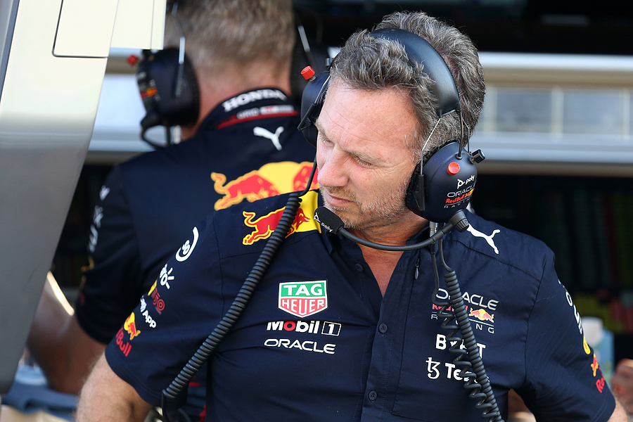 Christian Horner at Red Bull Racing during the F1 Grand Prix of Hungary at Hungaroring on July 29 30 31 2022 Mogyorod Hungary