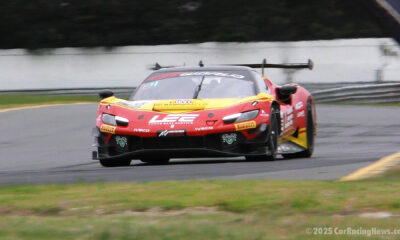 GT World Challenge Australia 2025 Jaxon Evans Elliott Schutte 26 Ferrari 296 GT3 Arise Racing GT Sandown Raceway Victoria 2