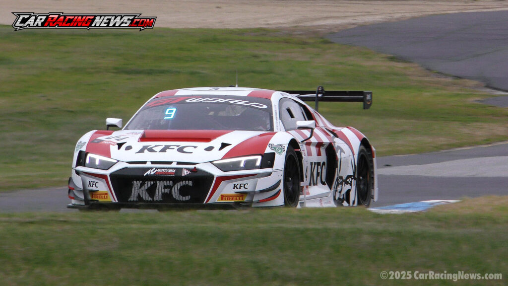 GT World Challenge Australia 2025 Paul Stokell Matthew Stoupas 24 Audi R8 LMS KFC Team MPC Sandown Raceway Victoria