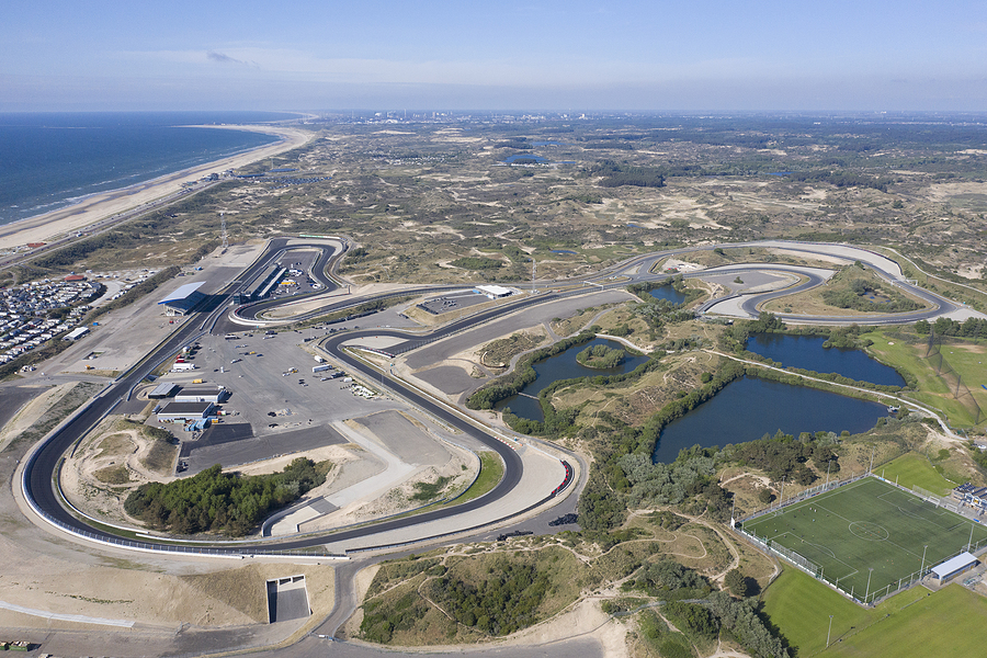 Zandvoort Circuit Netherlands Aeriel Photograph